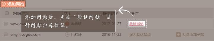 搜狗搜索引擎中文站點名稱匹配申請教程