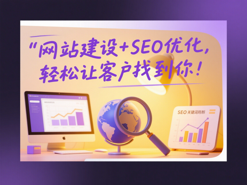 網(wǎng)站建設(shè)+SEO優(yōu)化一步到位，輕松讓客戶找到你！