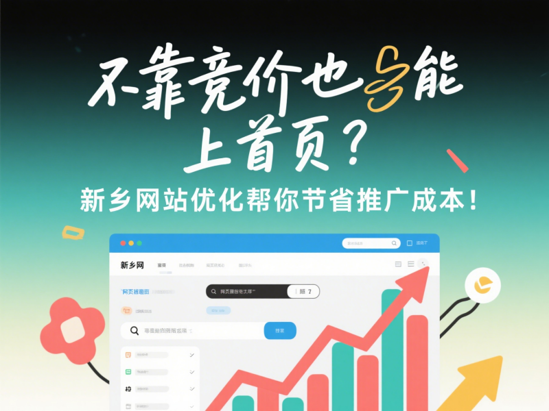 不靠競(jìng)價(jià)也能上首頁(yè)？新鄉(xiāng)網(wǎng)站優(yōu)化幫你節(jié)省推廣成本！